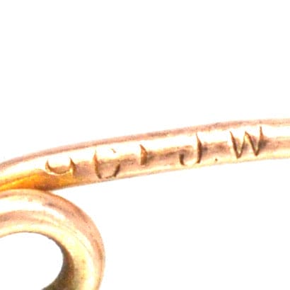 Edwardian 9ct Gold Stafford Knot / Lover's Knot Bar Brooch | Parkin and Gerrish (UK)