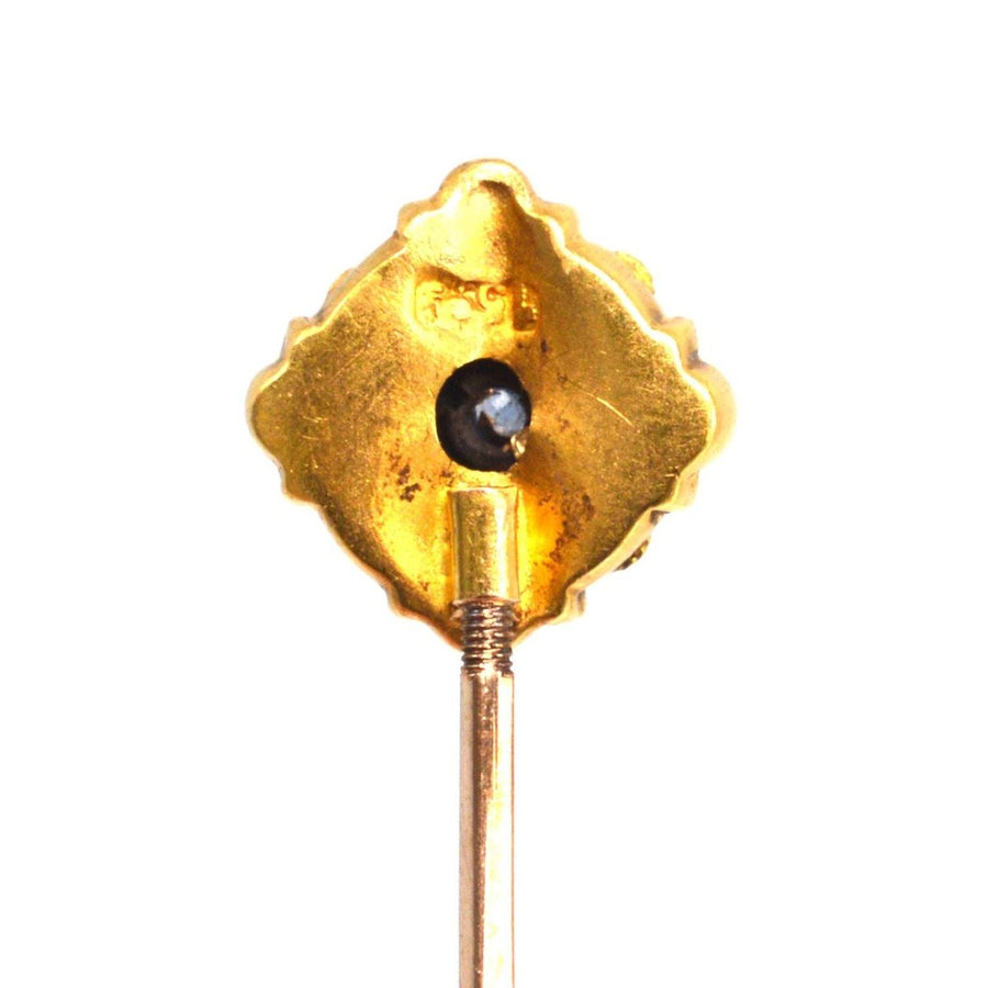 Victorian 15ct Gold Sapphire Tie Pin