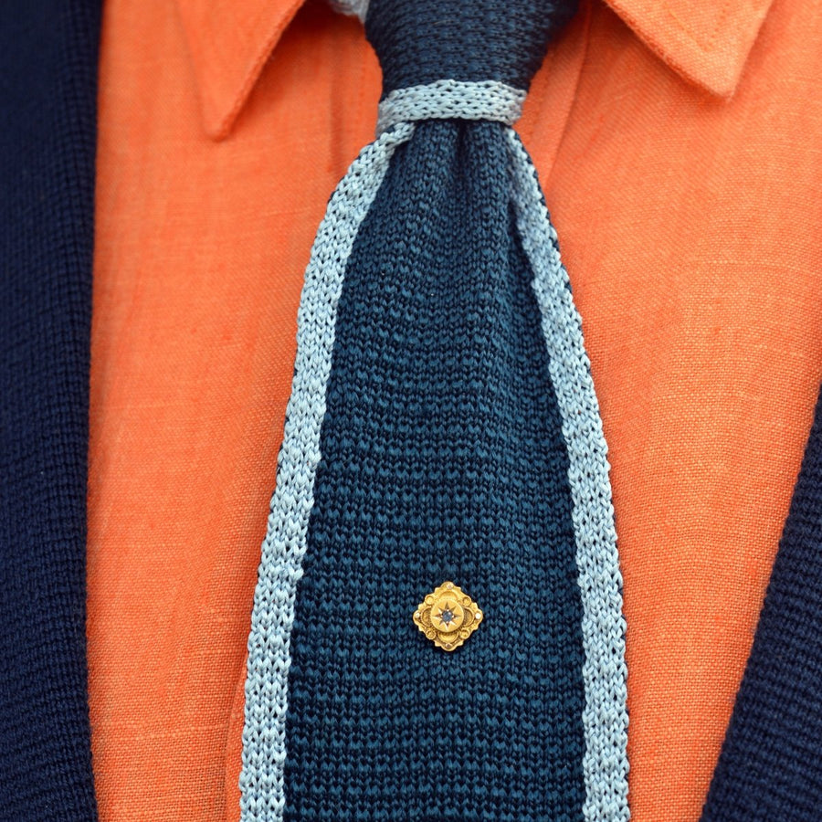 Victorian 15ct Gold Sapphire Tie Pin