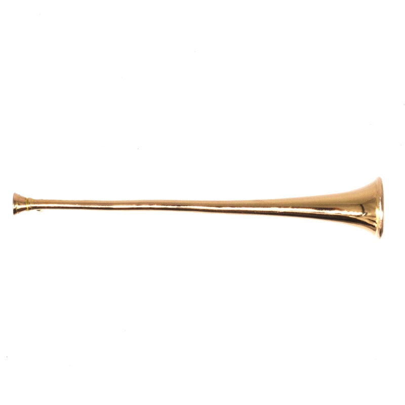 Edwardian 9ct Gold Hunting Horn Brooch
