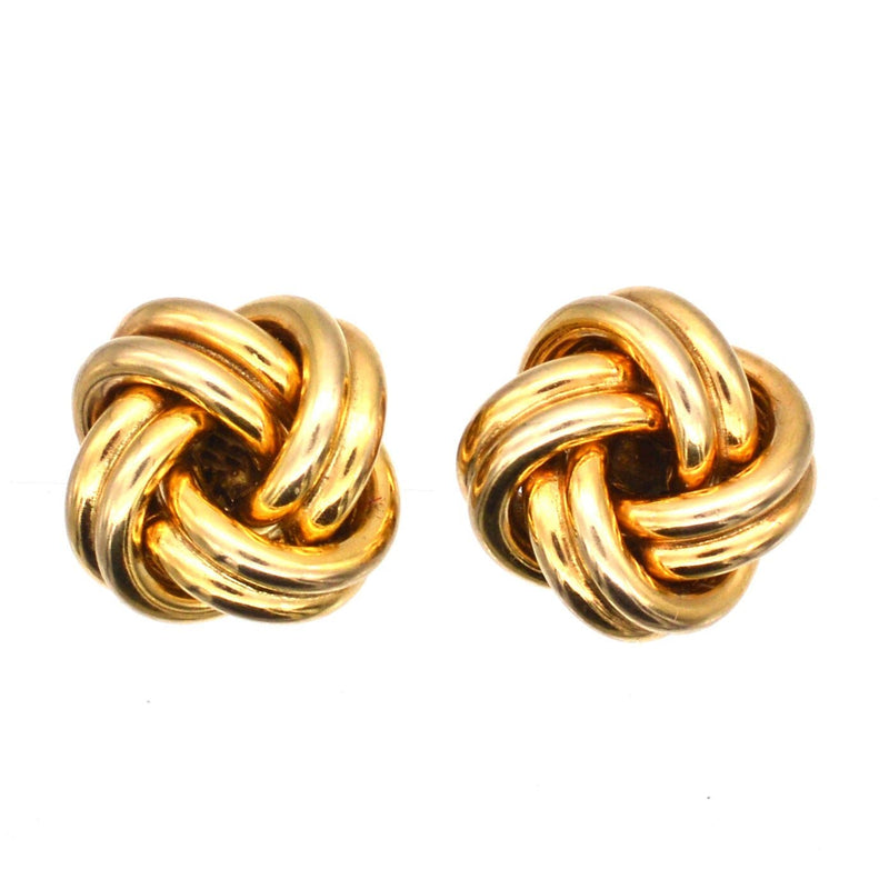 Vintage 9ct Gold Knot Earrings